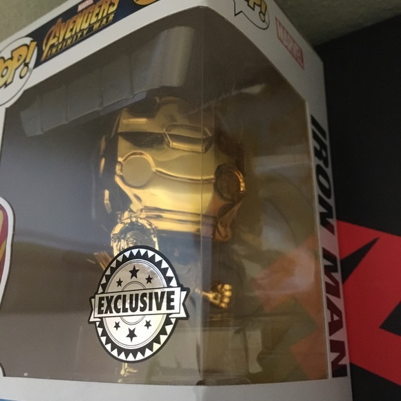 New Iron Man Funko Pop Gold Exclusive - Picture 2 of 5